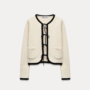 Zara Knot Cardigan with Ties